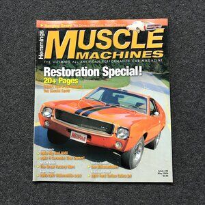 HEMMINGS MUSCLE MACHINES MAY 2006- 69 AMX, 70 FORD TORINO COBRA JET, 62 VETTE FI